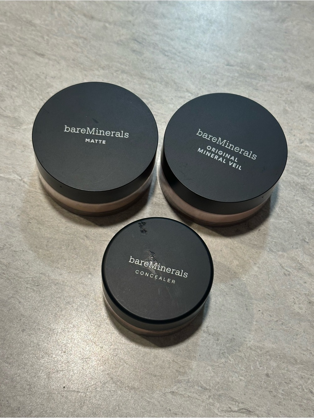 3bareMinerals Black-Capped Powder Trio Bundle